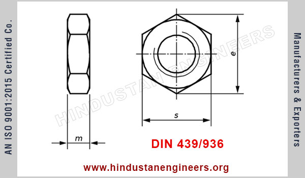 DIN 439 Hex Nuts / DIN 936 Hex Nuts